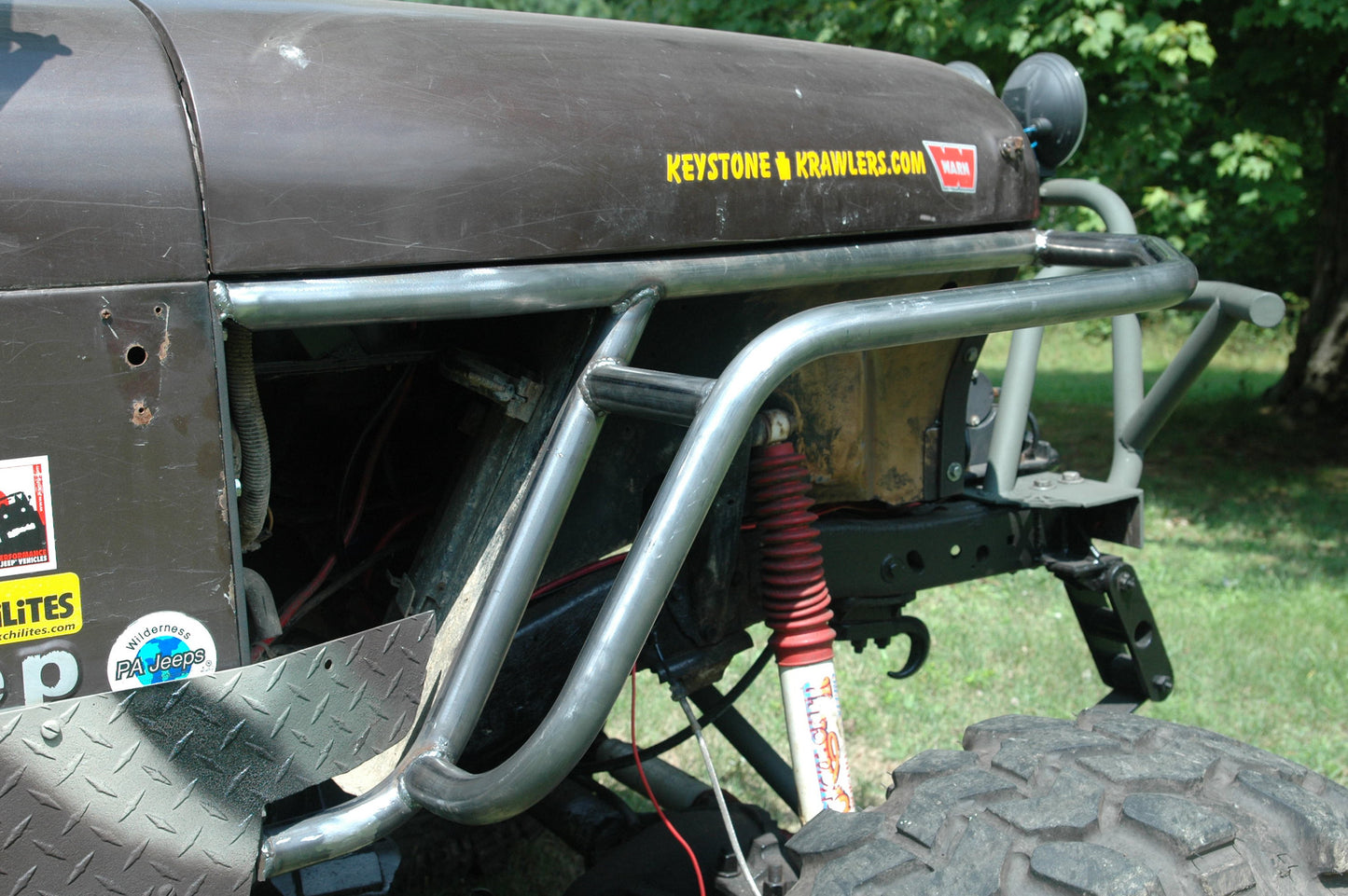 Front & Rear Flared Fenders for CJ, YJ, TJ, LJ