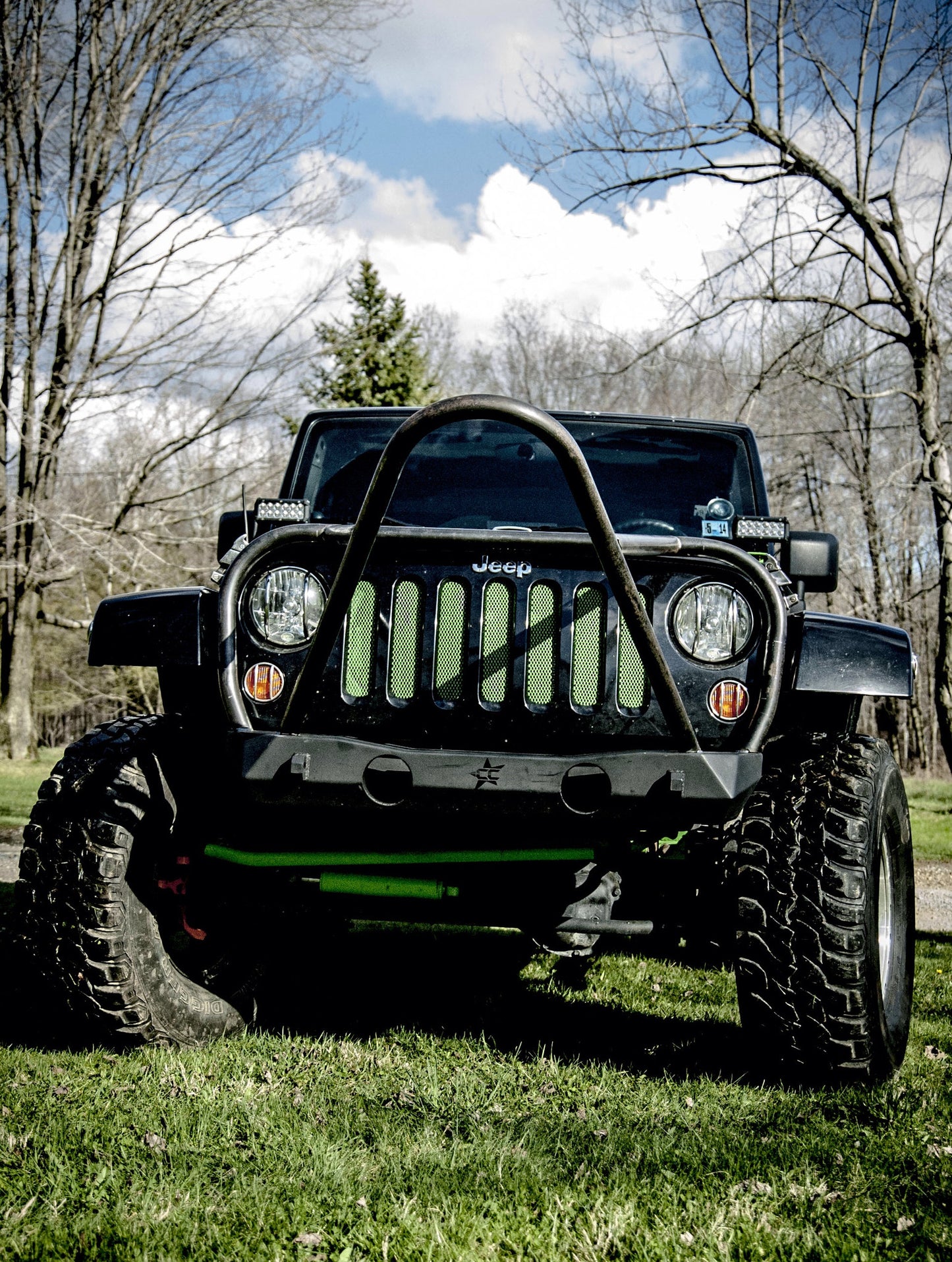 JK Grille Guard & Stinger