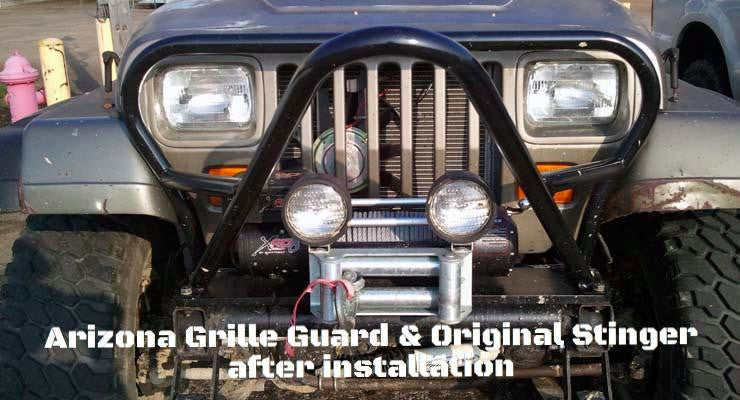 Arizona Grille Guard & Optional Stinger Kits